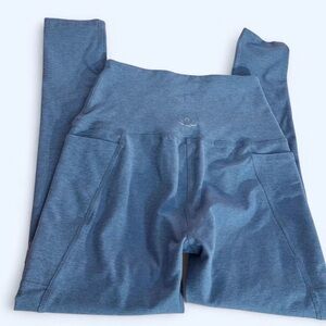 Beyond Yoga Women's Leggings in Slate Blue with Pockets